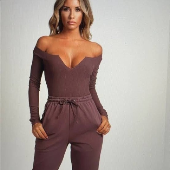 MESHKI BODYSUIT - WINE COLOUR - Picture 2 of 5